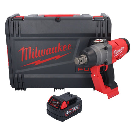 Milwaukee M18 ONEFHIWF1-501X Akku Schlagschrauber 18 V 2033 Nm 1″ Brushless + 1x Akku 5,0 Ah + HD Box - ohne Ladegerät