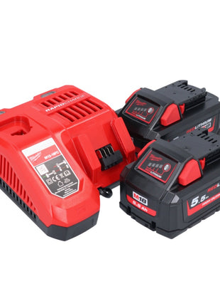 Clé à chocs sans fil Milwaukee M18 ONEFHIWF1-552X 18 V 2033 Nm 1″ brushless + 2x batterie 5,5 Ah + chargeur + boîtier HD