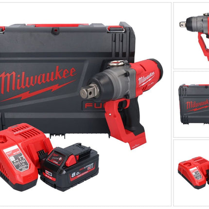Milwaukee M18 ONEFHIWF1-801X Akku Schlagschrauber 18 V 2033 Nm 1″ Brushless + 1x Akku 8,0 Ah + Ladegerät + HD Box