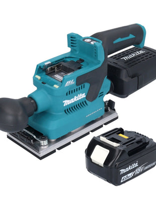 Makita DBO 381 M1U Akku Schwingschleifer 18 V 93 x 185 mm Brushless + 1x Akku 4,0 Ah - ohne Ladegerät