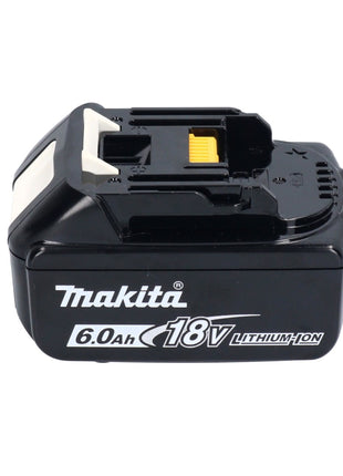 Makita DBO 381 G1U ponceuse orbitale sur batterie 18 V 93 x 185 mm sans balais + 1x batterie 6,0 Ah - sans chargeur