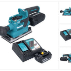 Makita DBO 381 RG1U Akku Schwingschleifer 18 V 93 x 185 mm Brushless + 1x Akku 6,0 Ah + Ladegerät