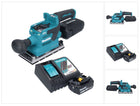 Makita DBO 381 RG1U ponceuse orbitale sur batterie 18 V 93 x 185 mm sans balai + 1x batterie 6,0 Ah + chargeur