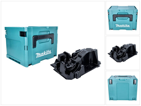 Makita Makpac 4 Systemkoffer 395 x 295 x 315 mm + passende Einlage für DGA 511 / 513 / 514 / 515 / 517 / 519 und DHR 243