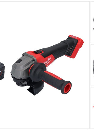 Milwaukee M18 FSAG125X-601 Akku Winkelschleifer 18 V 125 mm Brushless + 1x Akku 6,0 Ah - ohne Ladegerät