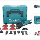 Makita TM 3010 CX3J Multifunktionswerkzeug 320 W OIS / Starlock + 59 tlg. Zubehör Set + Makpac