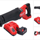Milwaukee M18 FSZ-401 Akku Recipro Säbelsäge 18 V Brushless + 1x Akku 4,0 Ah + Ladegerät
