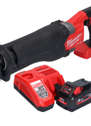 Batterie Milwaukee M18 FSZ-801 Scie sabre Recipro 18 V brushless + 1x batterie 8,0 Ah + chargeur