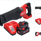 Milwaukee M18 FSZ-802 Akku Recipro Säbelsäge 18 V Brushless + 2x Akku 8,0 Ah + Ladegerät