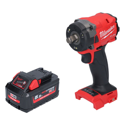 Milwaukee M18 FIW2F12 551 Akku Schlagschrauber 18 V 339 Nm 1 2 Brushless 1x Akku 5 5 Ah ohne Ladegeraet 1 - toolbrothers
