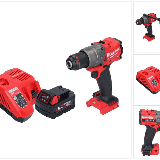 Milwaukee M18 FPD3-501 Akku Schlagbohrschrauber 18 V 158 Nm Brushless + 1x Akku 5,0 Ah + Ladegerät