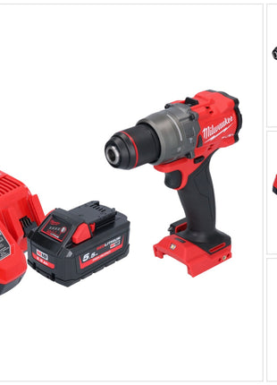 Milwaukee M18 FPD3-551 Akku Schlagbohrschrauber 18 V 158 Nm Brushless + 1x Akku 5,5 Ah + Ladegerät