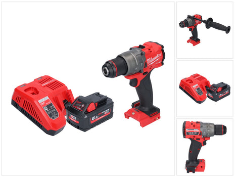 Milwaukee M18 FPD3-551 Akku Schlagbohrschrauber 18 V 158 Nm Brushless + 1x Akku 5,5 Ah + Ladegerät