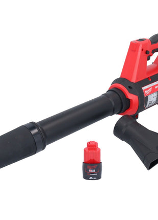 Soplador de batería Milwaukee M12 BBL-201 12 V + 1x batería 2,0 Ah - sin cargador