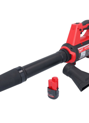 Soplador de batería Milwaukee M12 BBL-251 12 V + 1x batería 2,5 Ah - sin cargador