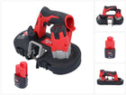 Milwaukee M12 BS-201 Akku Bandsäge 12 V 41 x 41 mm + 1x Akku 2,0 Ah - ohne Ladegerät