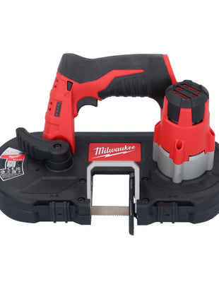 Sierra de cinta a batería Milwaukee M12 BS-251 12 V 41 x 41 mm + 1x batería 2,5 Ah - sin cargador