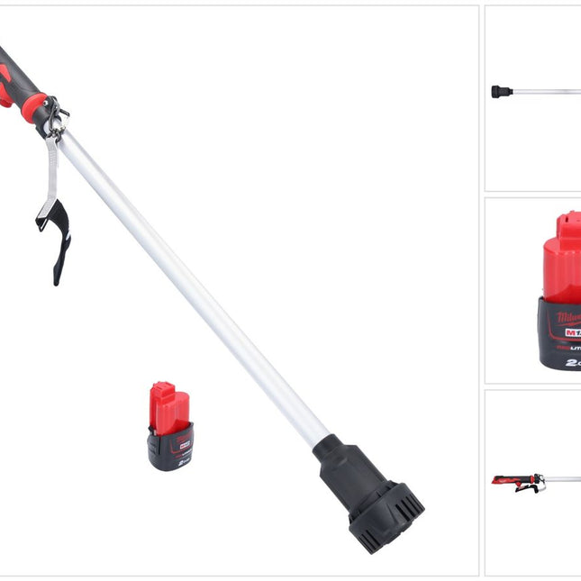 Milwaukee M12 BSWP-201 Akku Transferpumpe 12 V 34 l/min + 1x Akku 2,0 Ah - ohne Ladegerät