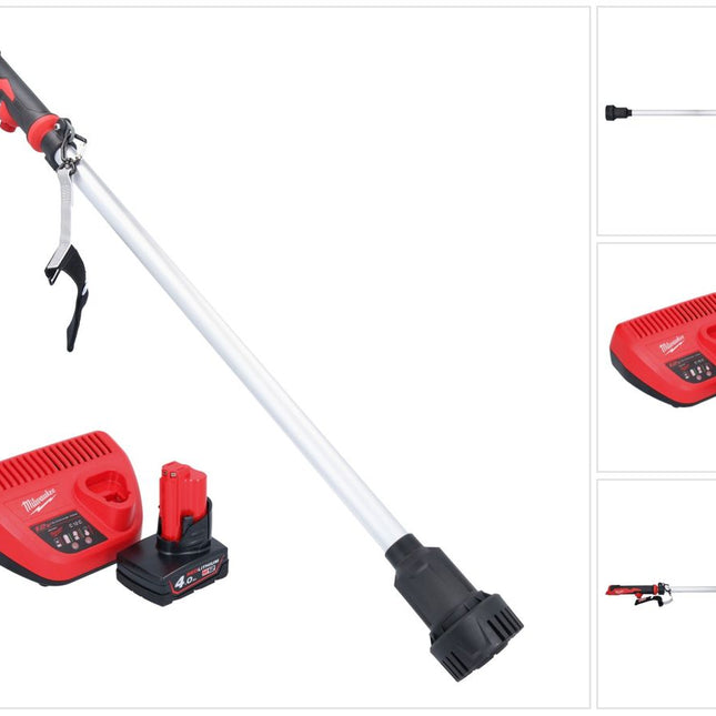 Milwaukee M12 BSWP-401 Akku Transferpumpe 12 V 34 l/min + 1x Akku 4,0 Ah + Ladegerät