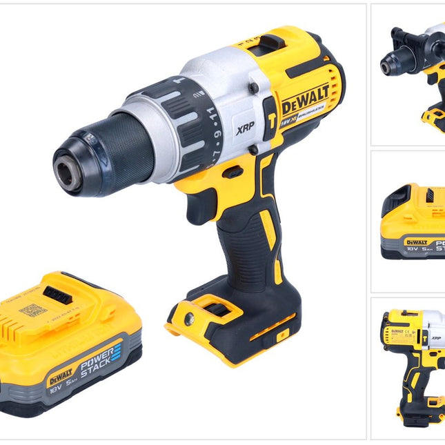 DeWalt DCD 996 N Akku Schlagbohrschrauber 18 V 95 Nm Brushless + 1x Powerstack Akku 5,0 Ah - ohne Ladegerät