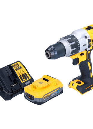 Taladro percutor inalámbrico DeWalt DCD 996 H1 18 V 95 Nm sin escobillas + 1x batería Powerstack 5,0 Ah + cargador