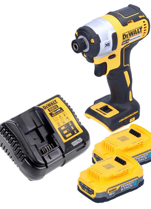 DeWalt DCF 887 E2 Akku Schlagschrauber 18 V 205 Nm 1/4" Brushless + 2x Akku 1,7 Ah + Ladegerät