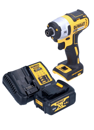 DeWalt DCF 887 M1 Akku Schlagschrauber 18 V 205 Nm 1/4" Brushless + 1x Akku 4,0 Ah + Ladegerät