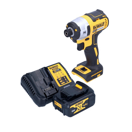 DeWalt DCF 887 M1 Akku Schlagschrauber 18 V 205 Nm 1/4" Brushless + 1x Akku 4,0 Ah + Ladegerät