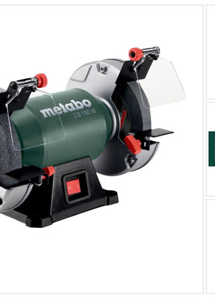 Metabo DS 150 M Doppelschleifmaschine 370 W 150 x 20 x 20 mm ( 604150000 )