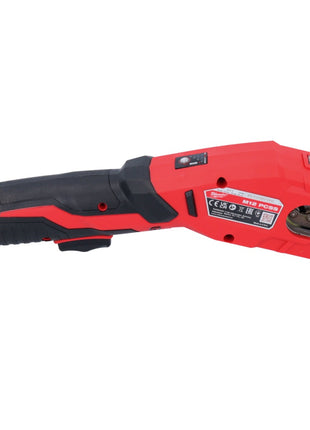 Cortatubos de acero inoxidable a batería Milwaukee M12 PCSS-202 12 V 12 - 28 mm + 2x baterías 2,0 Ah + cargador