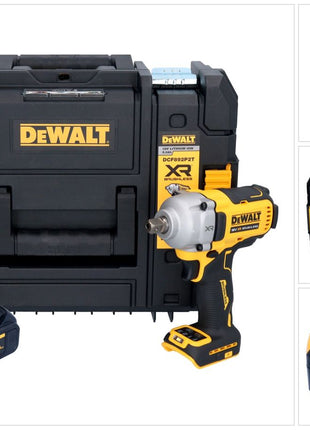 DeWalt DCF 892 NT Akku Schlagschrauber 18 V 813 Nm 1/2" Brushless + 1x Akku 4,0 Ah + TSTAK - ohne Ladegerät