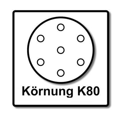 Makita BO 5031 Exzenterschleifer 300 Watt 125 mm + 50x Schleifpapier K80