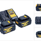 DeWalt DCB 1104 M2 Akku Starter Set 12 V / 18 V 2x Akku 4,0 Ah + DCB 1104 Ladegerät