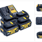 DeWalt DCB 1104 M4 Akku Starter Set 12 V / 18 V 4x Akku 4,0 Ah + DCB 1104 Ladegerät