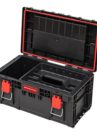 Toolbrothers RHINO XL Werkzeugkoffer ECO Handling+ 535 x 327 x 277 mm 26 l stapelbar IP66 mit Organizer