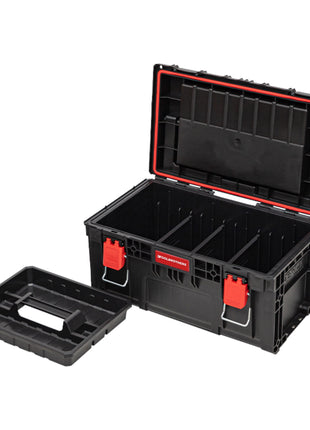 Toolbrothers RHINO XL Werkzeugkoffer ECO Handling+ 535 x 327 x 277 mm 26 l stapelbar IP66 mit Organizer