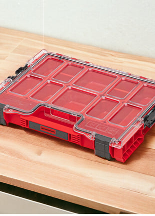 Toolbrothers RHINO L Organizer ULTRA Höhe L Boxen 452 x 358 x 79 mm 6 l stapelbar IP54 mit 8 Inlays