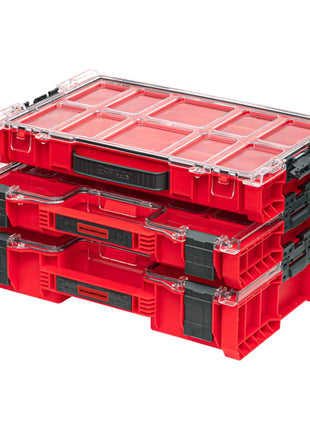 Toolbrothers RHINO L Organizer ULTRA Höhe L Boxen 452 x 358 x 79 mm 6 l stapelbar IP54 mit 8 Inlays