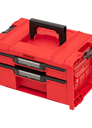 Toolbrothers RHINO L Drawer 2 ULTRA Organize+ Werkzeugkoffer 450 x 310 x 244 mm 14 l stapelbar IP54 mit 2 Schubladen