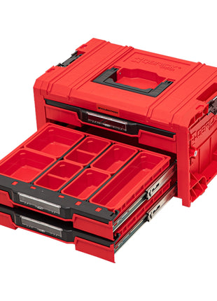 Toolbrothers RHINO L Drawer 3 ULTRA Organize+ Werkzeugkoffer 450 x 310 x 244 mm 13,5 l stapelbar IP54 mit 3 Schubladen