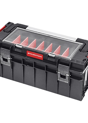 Toolbrothers RHINO Werkzeugkoffer ECO Long Edition Handling+ modularer Organizer 545 x 270 x 246 mm 22 l stapelbar IP54