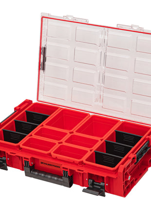 Toolbrothers RHINO XXL Organizer ULTRA Höhe XL Boxen Custom 582 x 387 x 131 mm 13,5 l IP66 mit 8 Inlays und 6 Trennwände