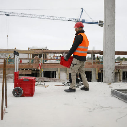 Toolbrothers RHINO XXL Werkzeug Box ULTRA Custom 35 l stapelbar mit herausnehmbaren Trennwänden