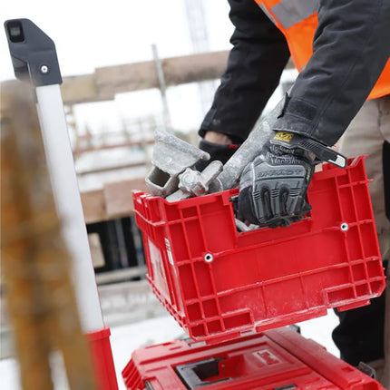 Toolbrothers RHINO XXL Werkzeug Box ULTRA Custom 35 l stapelbar mit herausnehmbaren Trennwänden