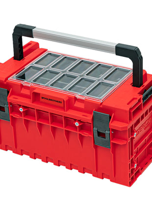 Toolbrothers RHINO XXL Werkzeugkoffer ULTRA Handling+ Höhe L Custom modularer Organizer 585 x 385 x 320 mm 38 l stapelbar IP66