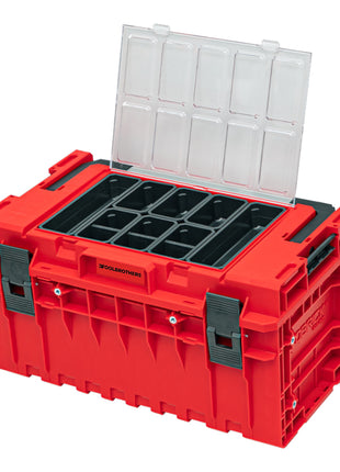 Toolbrothers RHINO XXL Werkzeugkoffer ULTRA Handling+ Höhe L Custom modularer Organizer 585 x 385 x 320 mm 38 l stapelbar IP66