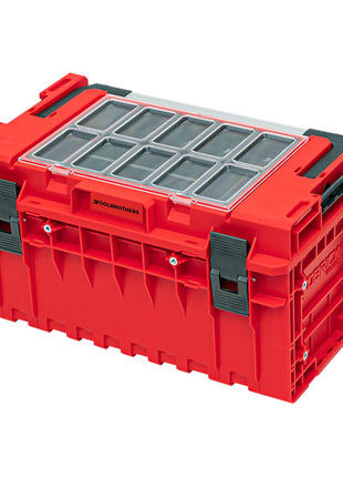 Toolbrothers RHINO XXL Werkzeugkoffer ULTRA Handling+ Höhe L Custom modularer Organizer 585 x 385 x 320 mm 38 l stapelbar IP66