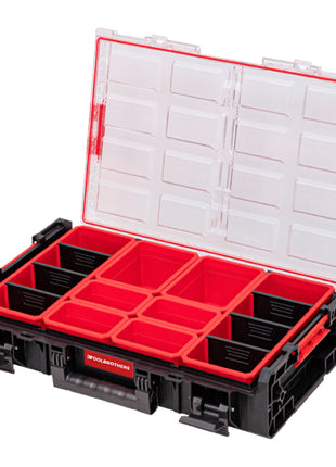 Toolbrothers RHINO XXL Organisateur ECO hauteur XL boîtes 582 x 387 x 131 mm 13,5 l IP66 avec 6 compartiments et 6 séparateurs