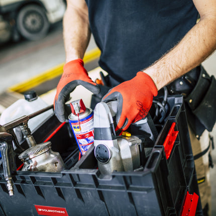 Toolbrothers RHINO XXL Werkzeug Box ECO Custom 35 l stapelbar mit herausnehmbaren Trennwänden