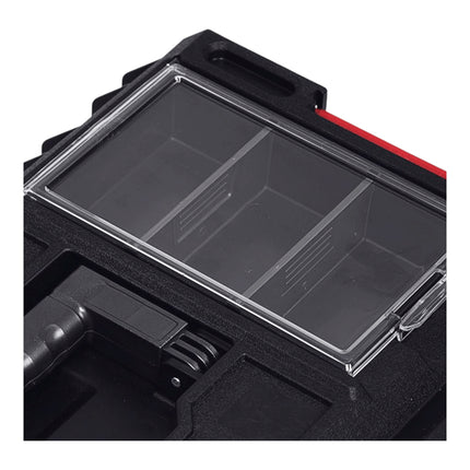 Toolbrothers RHINO XXL Werkzeugkoffer ECO Comfort+ Höhe M 15,4 l IP66 mit herausnehmbaren Trennwänden + Boxen